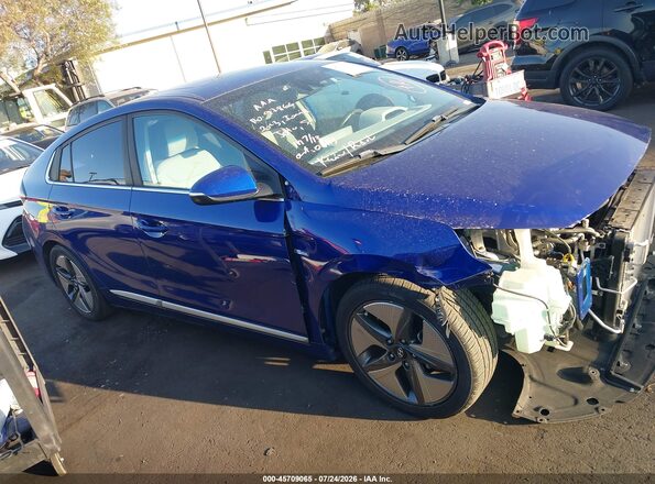 KMHC85LC5LU190265 2020 HYUNDAI IONIQ HYBRID Blue 360 interior view