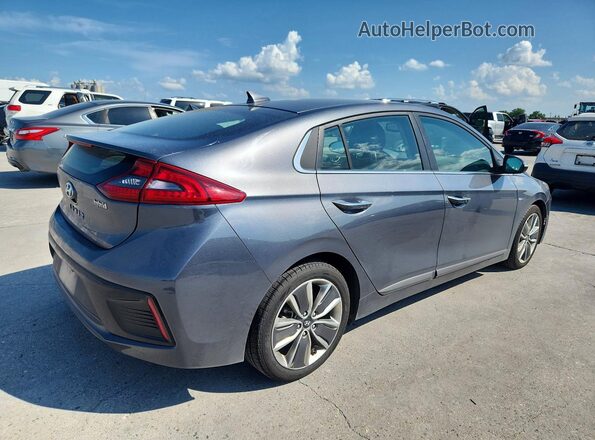 KMHC85LC6KU110924 2019 HYUNDAI IONIQ Gray Tył prawy