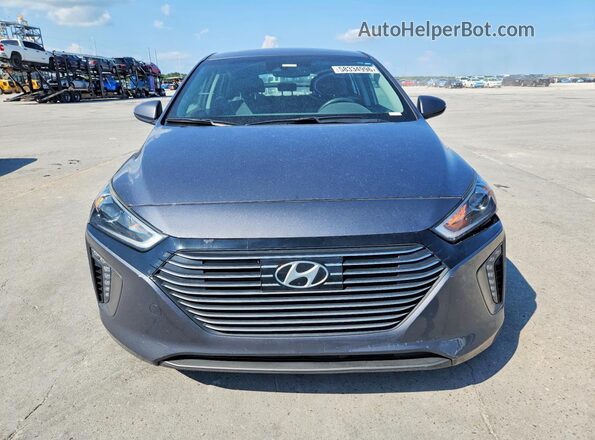 KMHC85LC6KU110924 2019 HYUNDAI IONIQ Gray Widok z przodu