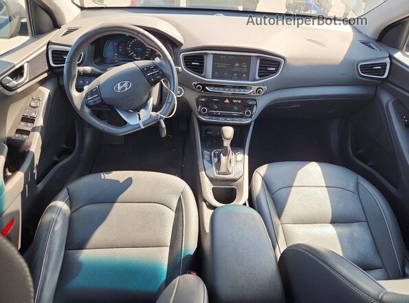 KMHC85LC6KU110924 2019 HYUNDAI IONIQ Gray Widok deski rozdzielczej