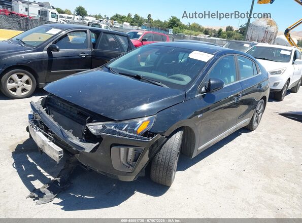 KMHC85LC6LU194776 2020 HYUNDAI IONIQ HYBRID Black Front left