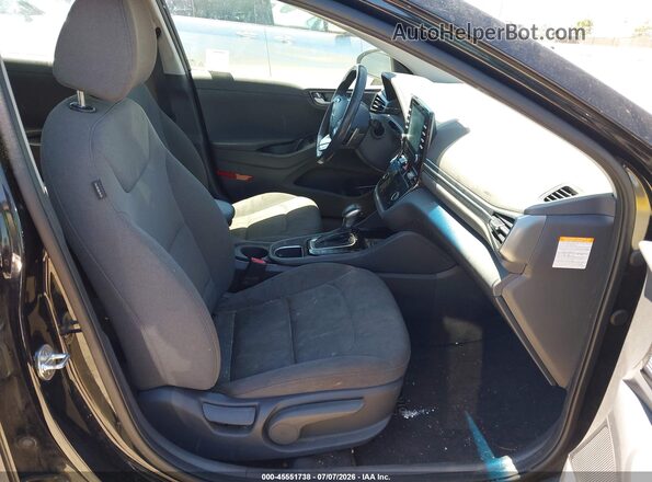 KMHC85LC6LU194776 2020 HYUNDAI IONIQ HYBRID Black Front interior view