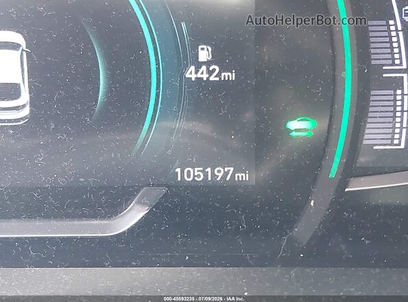 KMHC85LC6LU242650 2020 HYUNDAI IONIQ HYBRID Gray Vista de los asientos traseros