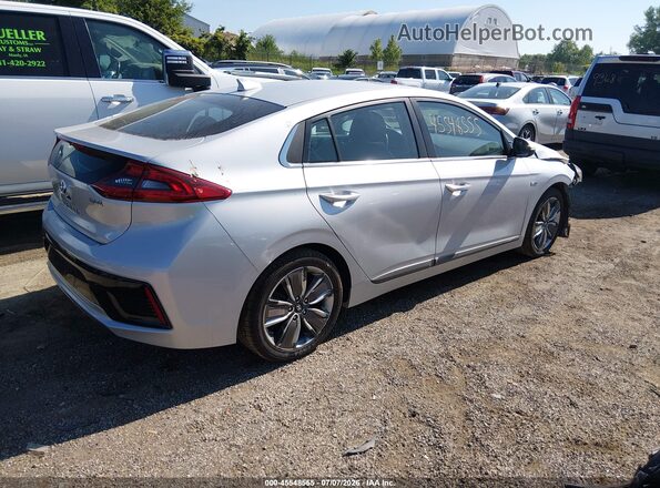 KMHC85LC7HU049110 2017 HYUNDAI IONIQ HYBRID Silver Задня права чверть