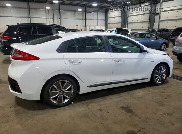 KMHC85LC7JU064938 2018 HYUNDAI IONIQ Белый Задняя правая четверть