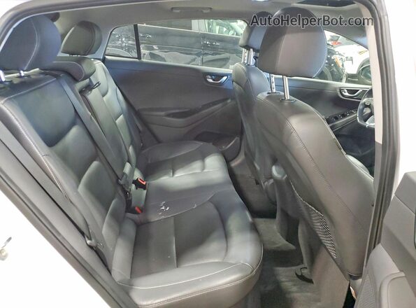 KMHC85LC7JU064938 2018 HYUNDAI IONIQ Белый Вид задних сидений