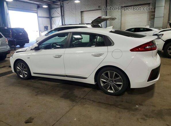 KMHC85LC7JU064938 2018 HYUNDAI IONIQ Белый Задняя левая четверть