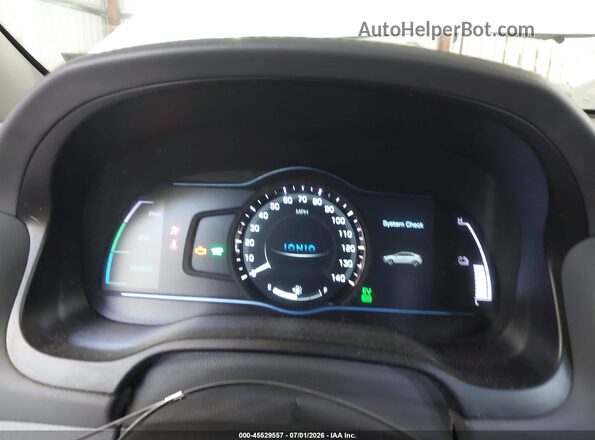 KMHC85LC7JU066270 2018 HYUNDAI IONIQ HYBRID Silver Հետևի նստատեղերի տեսք