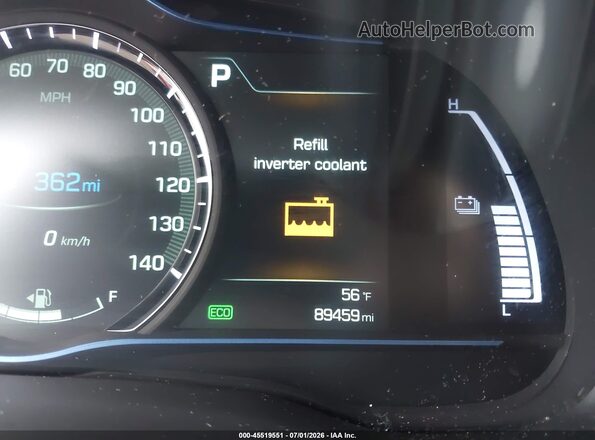 KMHC85LC9JU065024 2018 HYUNDAI IONIQ HYBRID White 