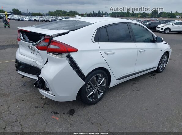 KMHC85LC9JU065024 2018 HYUNDAI IONIQ HYBRID White Հետևի աջ
