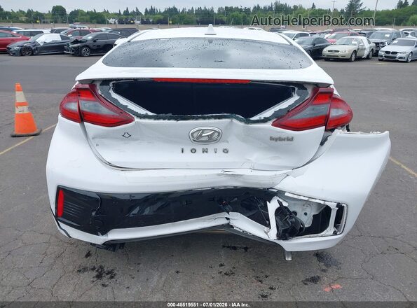 KMHC85LC9JU065024 2018 HYUNDAI IONIQ HYBRID White 