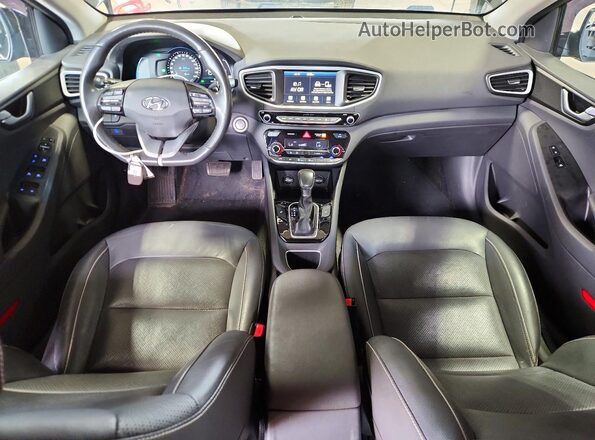 KMHC85LCXJU059846 2018 HYUNDAI IONIQ Black წინა პანელის ხედი