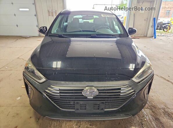 KMHC85LCXJU059846 2018 HYUNDAI IONIQ Black წინა ხედი