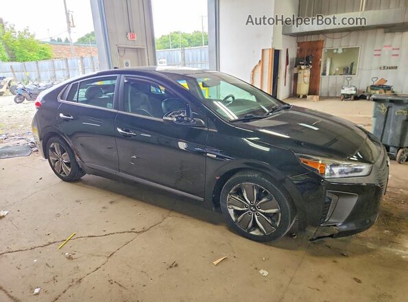 KMHC85LCXJU059846 2018 HYUNDAI IONIQ Black წინა მარჯვენა