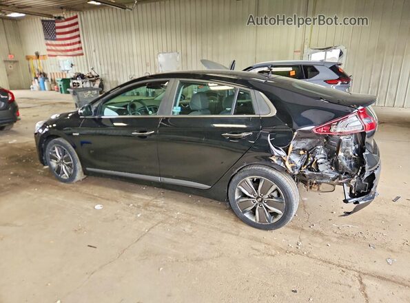 KMHC85LCXJU059846 2018 HYUNDAI IONIQ Black უკანა მარცხენა