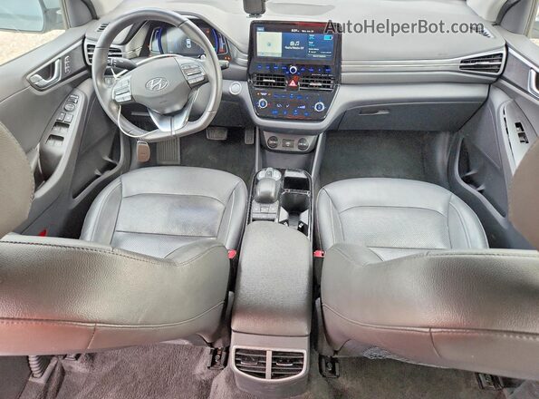 KMHC85LJ7LU074239 2020 HYUNDAI IONIQ Turquoise Vista del salpicadero