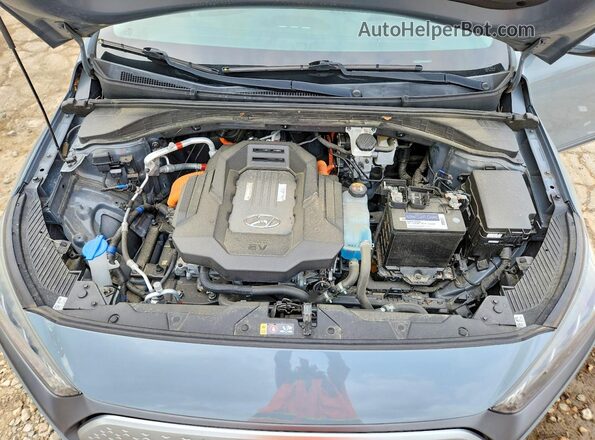 KMHC85LJ7LU074239 2020 HYUNDAI IONIQ Turquoise Vista interior trasera