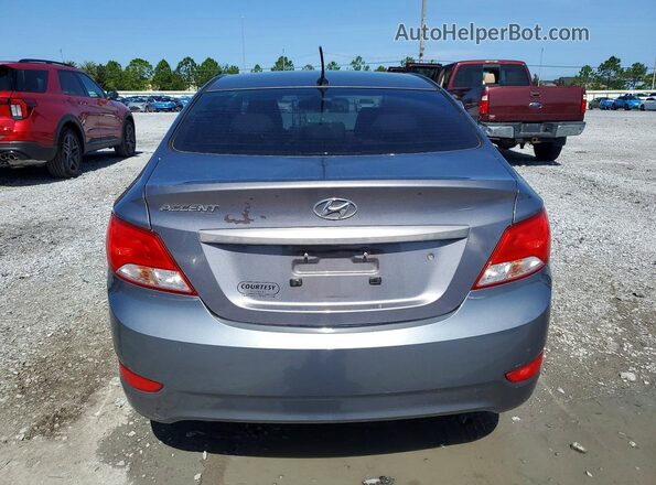 KMHCT4AE0GU004389 2016 HYUNDAI ACCENT Gray უკანა ხედი
