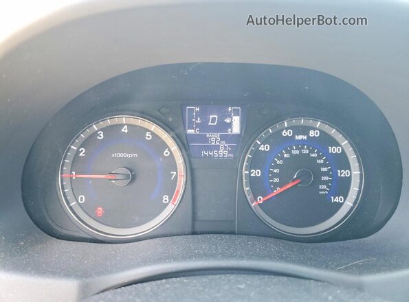KMHCT4AE0GU004389 2016 HYUNDAI ACCENT Gray ხელსაწყოთა პანელის ხედი