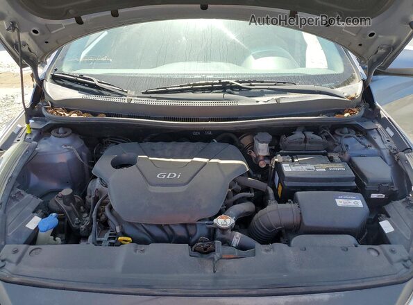 KMHCT4AE0GU004389 2016 HYUNDAI ACCENT Gray უკანა სალონის ხედი