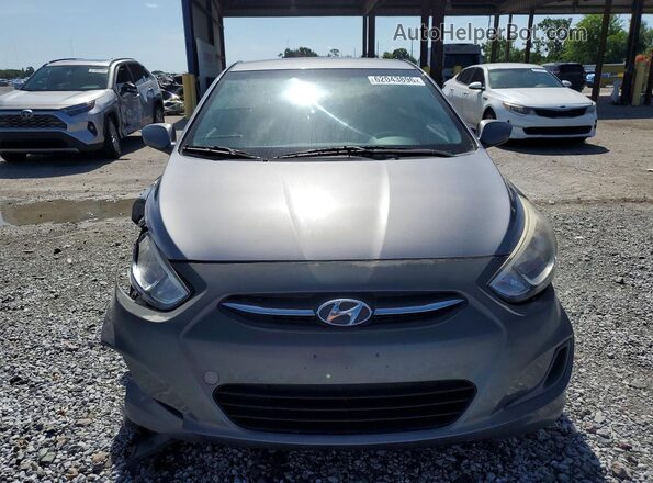KMHCT4AE0GU004389 2016 HYUNDAI ACCENT Gray წინა ხედი