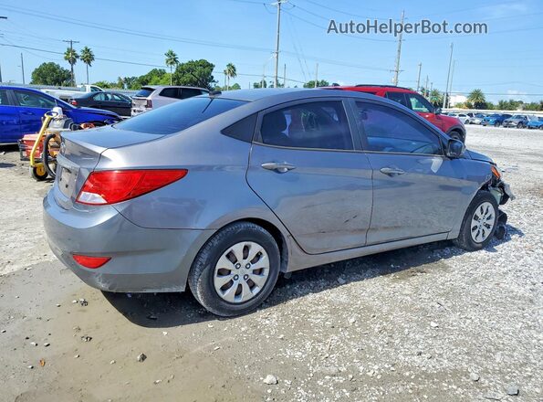 KMHCT4AE0GU004389 2016 HYUNDAI ACCENT Gray უკანა მარჯვენა