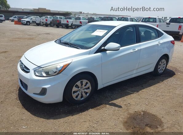 KMHCT4AE0GU018485 2016 HYUNDAI ACCENT White Vista tres cuartos delantera izquierda