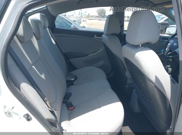 KMHCT4AE0GU018485 2016 HYUNDAI ACCENT White Vista de la etiqueta del VIN