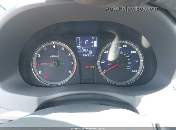KMHCT4AE0GU018485 2016 HYUNDAI ACCENT White Vista de los asientos traseros