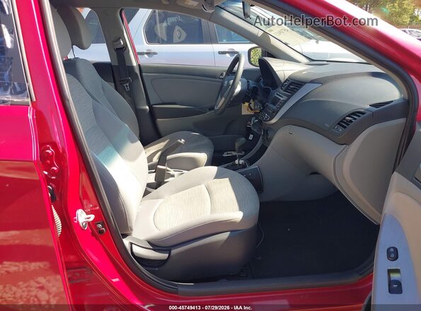 KMHCT4AE0GU091582 2016 HYUNDAI ACCENT Red Vista interior delantera