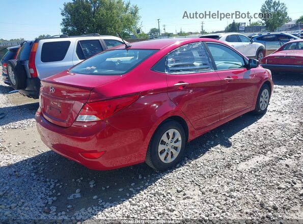KMHCT4AE0GU091582 2016 HYUNDAI ACCENT Red Trasero derecho
