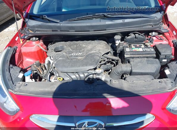 KMHCT4AE0GU091582 2016 HYUNDAI ACCENT Red Vista trasera