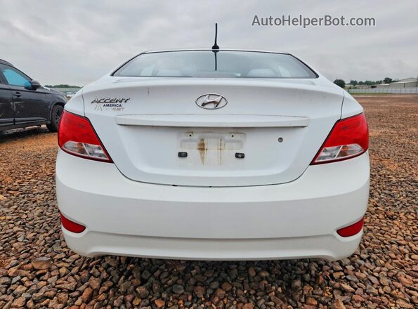 KMHCT4AE0GU097270 2016 HYUNDAI ACCENT White Հետևի տեսք