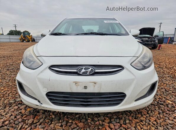 KMHCT4AE0GU097270 2016 HYUNDAI ACCENT White Դիմացի տեսք