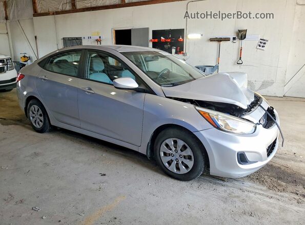 KMHCT4AE0GU110972 2016 HYUNDAI ACCENT Серебряный Передняя правая четверть