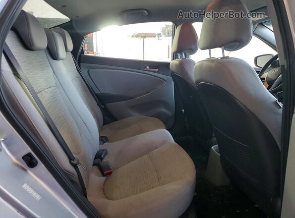 KMHCT4AE0GU110972 2016 HYUNDAI ACCENT Серебряный Вид задних сидений