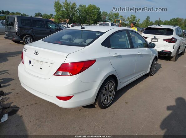 KMHCT4AE0GU120062 2016 HYUNDAI ACCENT White Rear right