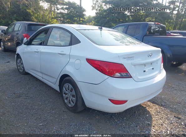 KMHCT4AE0GU123883 2016 HYUNDAI ACCENT White Задня ліва чверть