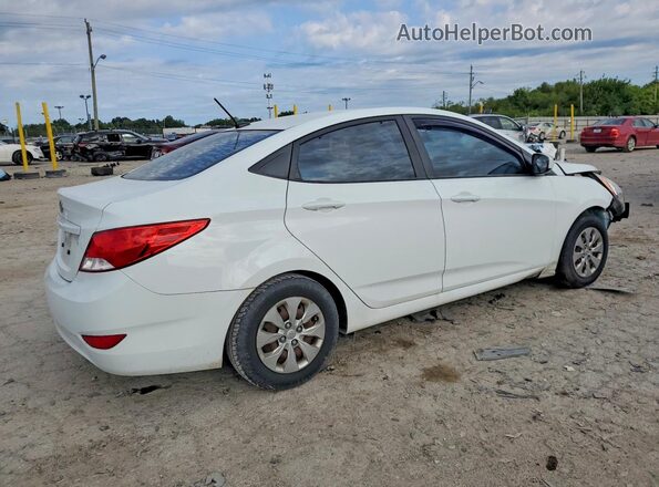 KMHCT4AE0GU974176 2016 HYUNDAI ACCENT White Задня права чверть