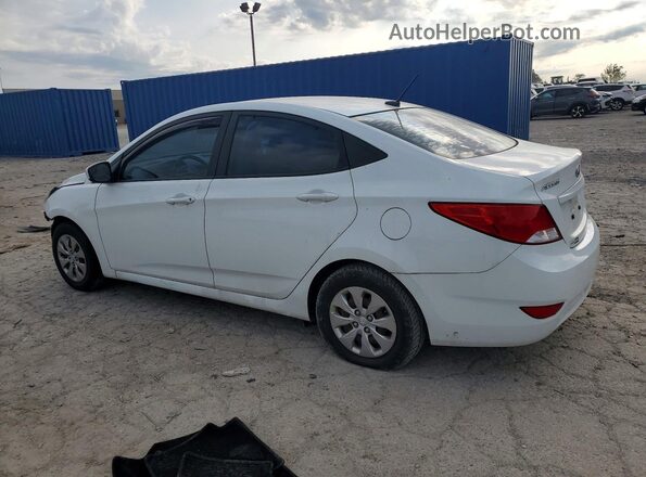KMHCT4AE0GU974176 2016 HYUNDAI ACCENT White Задня ліва чверть