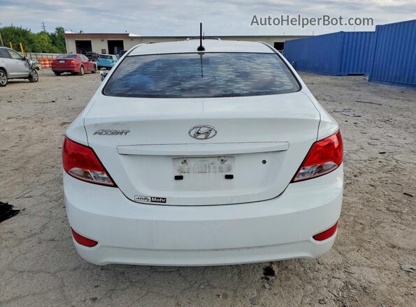 KMHCT4AE0GU974176 2016 HYUNDAI ACCENT White Вид ззаду