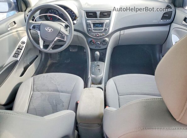 KMHCT4AE0GU974176 2016 HYUNDAI ACCENT White Вид панелі приладів