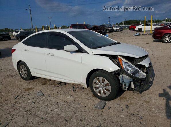 KMHCT4AE0GU974176 2016 HYUNDAI ACCENT White Передня права чверть