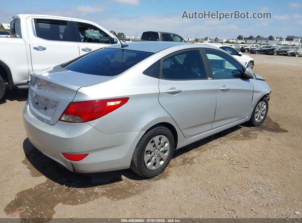 KMHCT4AE0HU172602 2017 HYUNDAI ACCENT Silver Задня права чверть