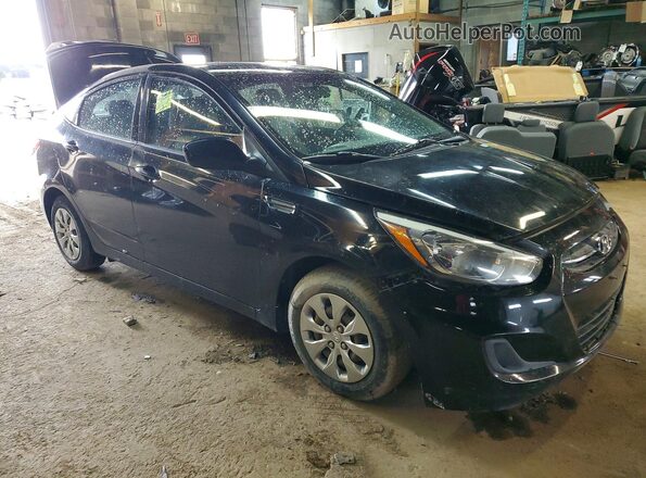 KMHCT4AE0HU184040 2017 HYUNDAI ACCENT Black Front right