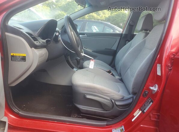 KMHCT4AE0HU199587 2017 HYUNDAI ACCENT Red Սալոնի դիմացի տեսք
