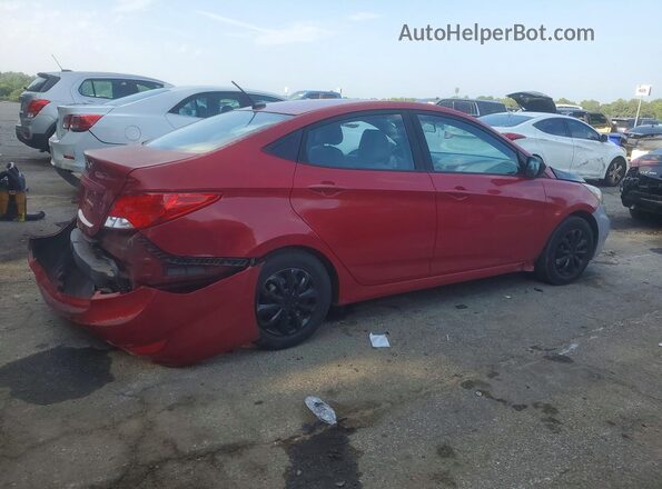 KMHCT4AE0HU199587 2017 HYUNDAI ACCENT Red Հետևի աջ