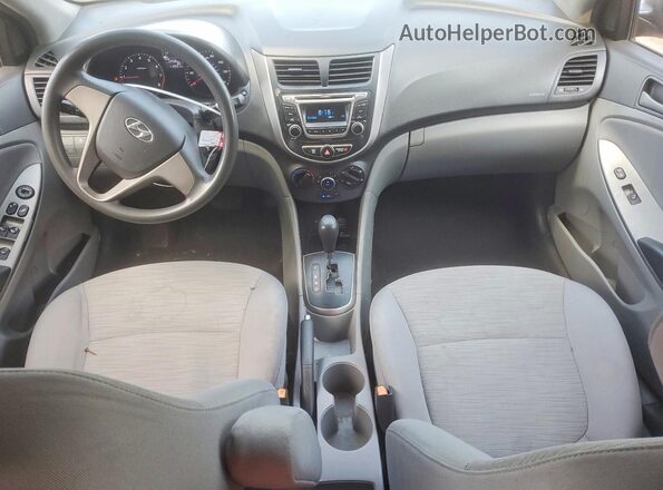 KMHCT4AE0HU199587 2017 HYUNDAI ACCENT Red Առջևի վահանակի տեսք