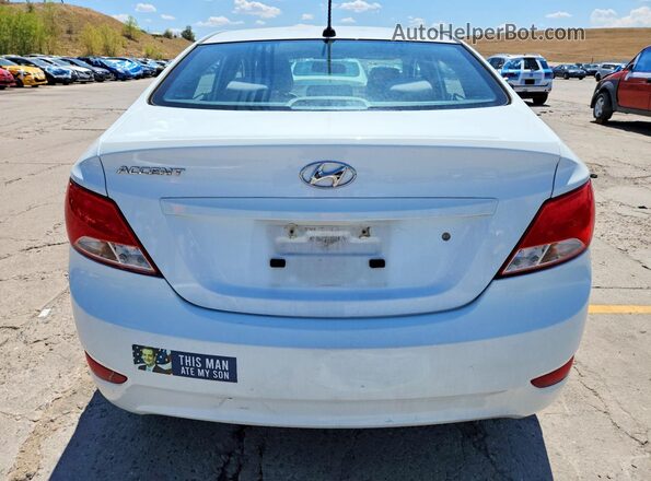KMHCT4AE0HU217425 2017 HYUNDAI ACCENT White უკანა ხედი
