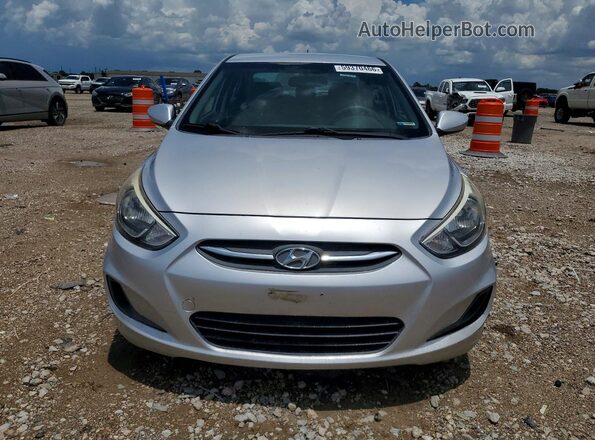 KMHCT4AE0HU249596 2017 HYUNDAI ACCENT Silver Front view